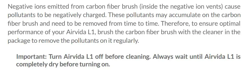 ible Airvida L1 Trendy Wearable Air Purifier with Patented Double-Vent Design - How To Clean