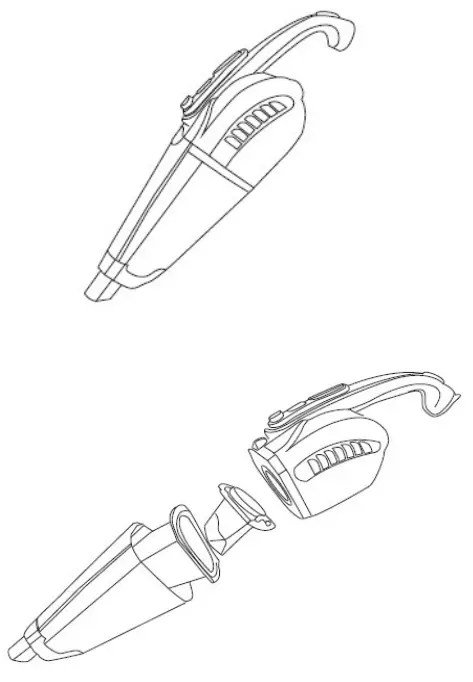 DAEWOO FLR00044 Tornado Cordless 2in1 Vacuum Cleaner - Assembly 3