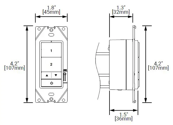 Cooper Lighting WWLBLEWaveLinx Lite Wallstation fig 2