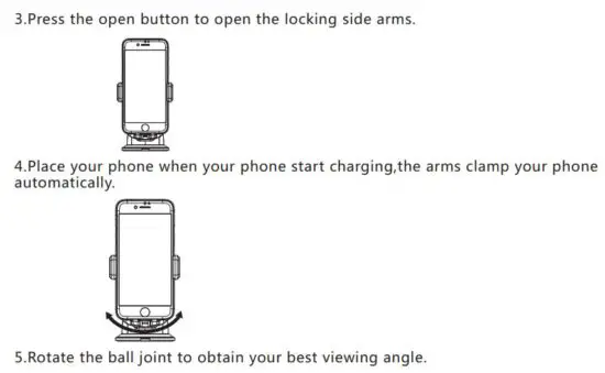 FIG 9 Mounting & Using the Phone Holder