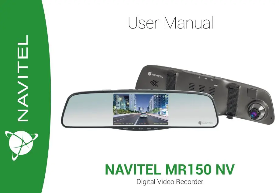 NAVITEL MR150 NV Digital Video Recorder User Manual