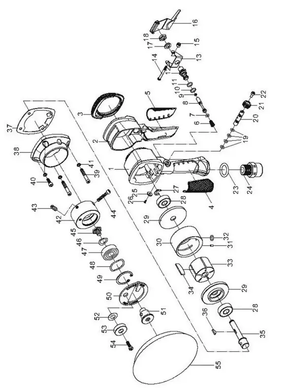 Clarke CAT136 DUAL ACTION AIR SANDER - Deatured Image