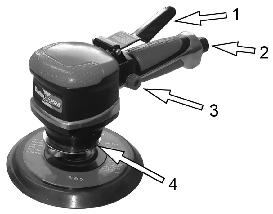 Clarke CAT136 DUAL ACTION AIR SANDER - OVERVIEW