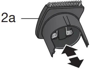 BRAUN Type 5542 Beard Trimmer Parts 2a