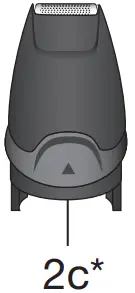 BRAUN Type 5542 Beard Trimmer Parts 2c