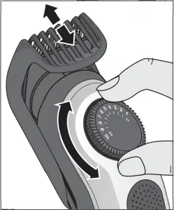 BRAUN Type 5542 Beard Trimmer Use 2