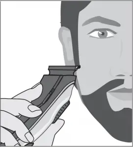 BRAUN Type 5542 Beard Trimmer Use 8