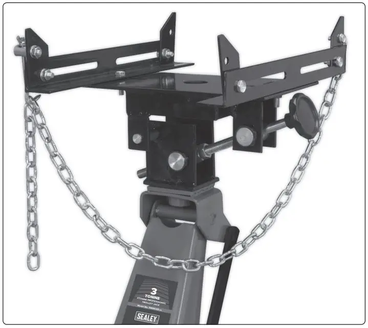 SEALEY ADT200 200KG Transmission Cradle Instruction Manual - SPECIFICATION