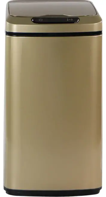 SANIWISE HTRASH12L-1 12-Liter 3.2-Gallon Trash Can with Sensor Lid in Stainless Steel-prod