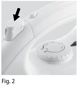 concept ZS8010 SOFIA Stainless Steel Dry Iron - Fig 1