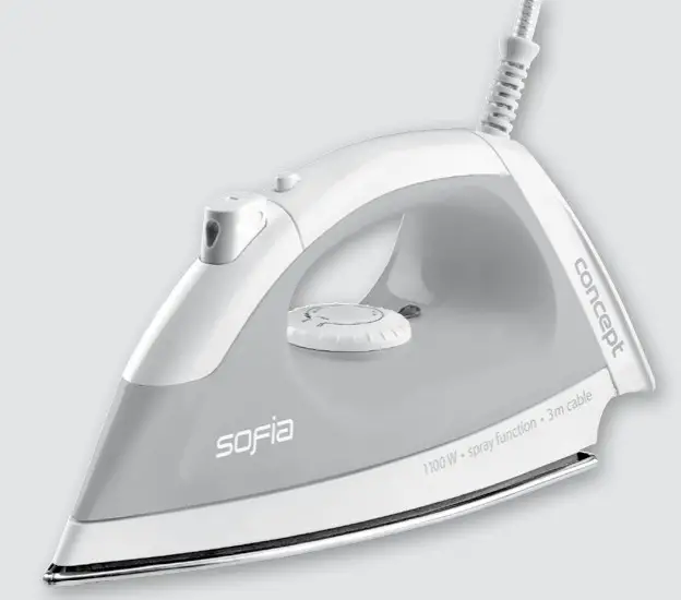 concept ZS8010 SOFIA Stainless Steel Dry Iron