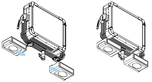 GVM YU200R Bi Color Studio Softlight LED Panel - INSTALLATION METHOD 5