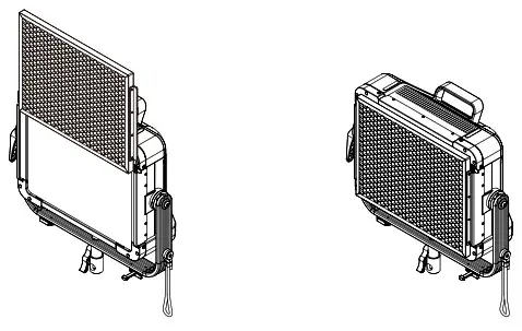 GVM YU200R Bi Color Studio Softlight LED Panel - INSTALLATION METHOD 7