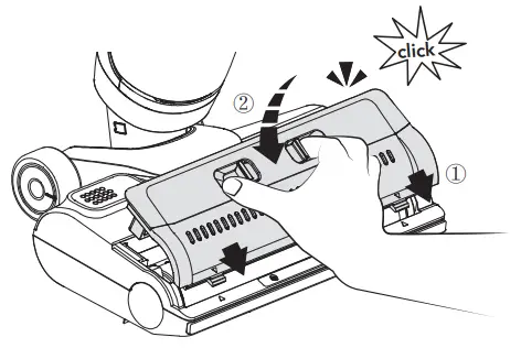 Tineco S5 Smart Vacuum Washer with Steam - Brush Roller Cover 1