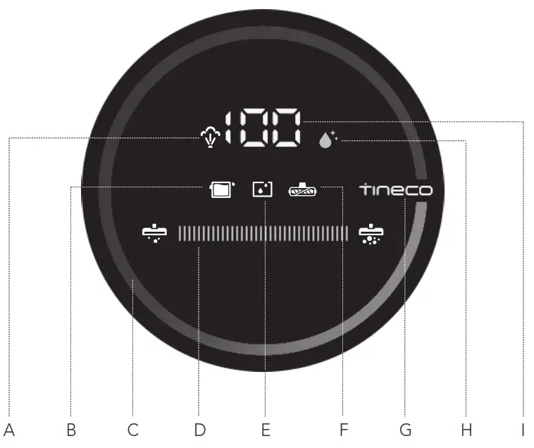 Tineco S5 Smart Vacuum Washer with Steam - Digital Display