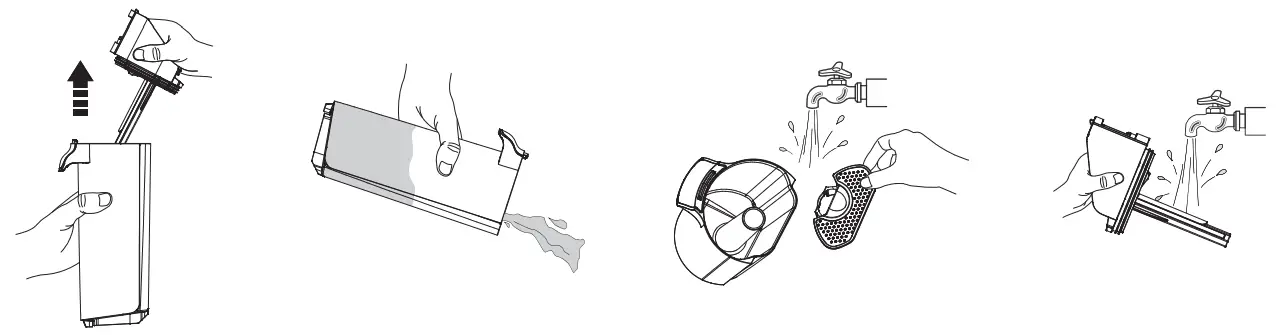 Tineco S5 Smart Vacuum Washer with Steam - Dirty Water Tank Lid