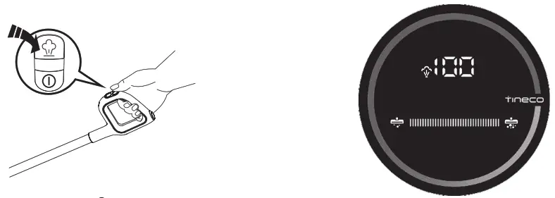 Tineco S5 Smart Vacuum Washer with Steam - Steaming Mode