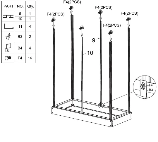 OUTSUNNY-845-329-Aluminum-Sliver-3-Tier-Greenhouse-11