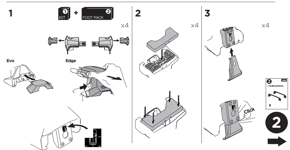 THULE Kit 145307 Audi e-tron 5dr SUV 19-fig4