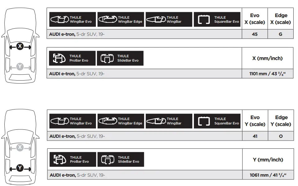 THULE Kit 145307 Audi e-tron 5dr SUV 19-fig5