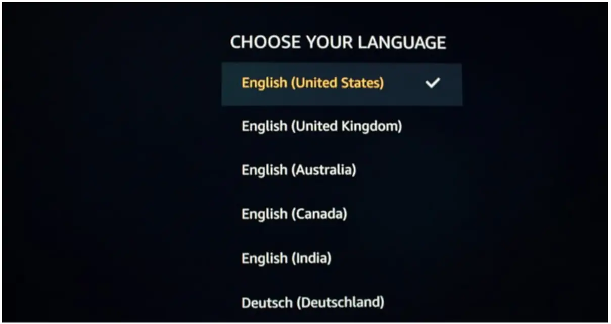 Language Settings