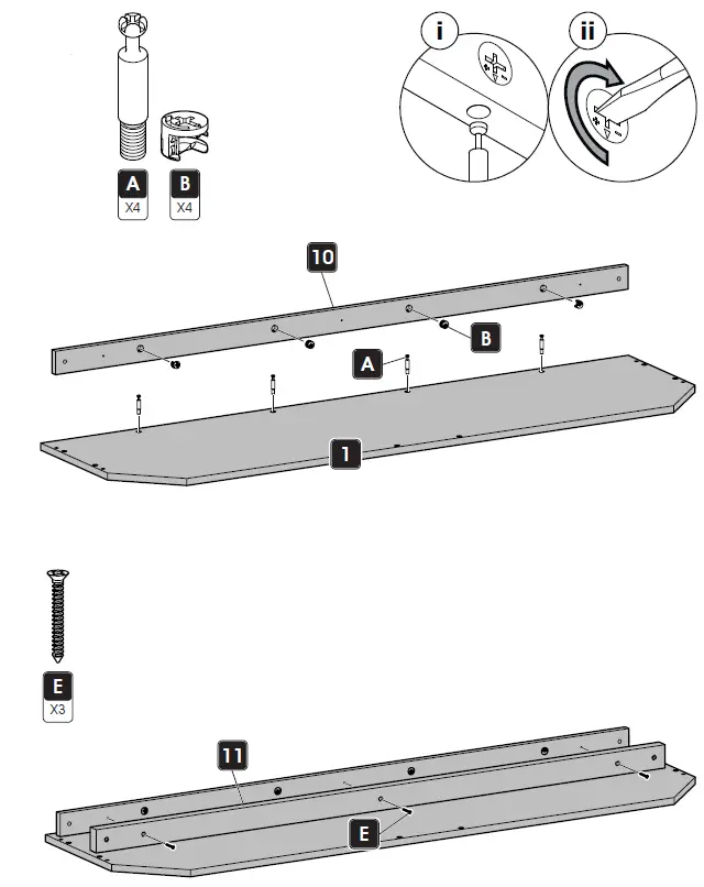 AVF AVCA180RGREA Calibre TV Stand-FIG11