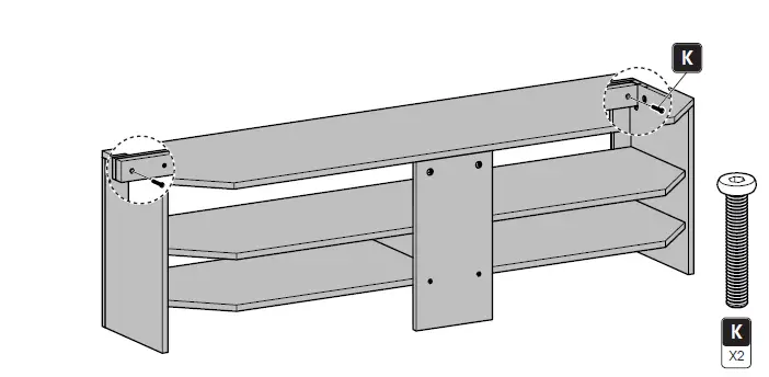 AVF AVCA180RGREA Calibre TV Stand-FIG13