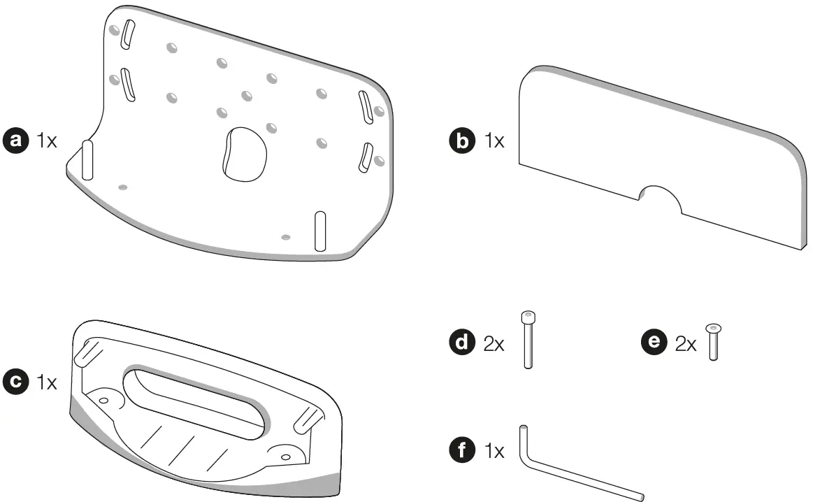Bowers Wilkins 749ZPWLBKT Zeppelin Wall Bracket 01