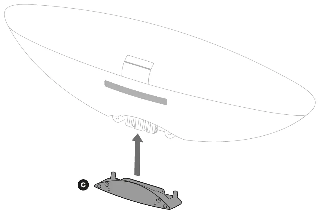 Bowers Wilkins 749ZPWLBKT Zeppelin Wall Bracket 09