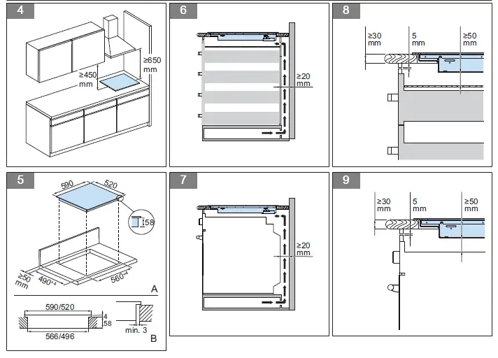 INVENTUM-IKI6028-60cm-Built-In-Induction-Hob-4