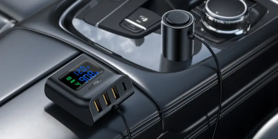Acefast B8 Digital Display Car Hub Charger User Guide