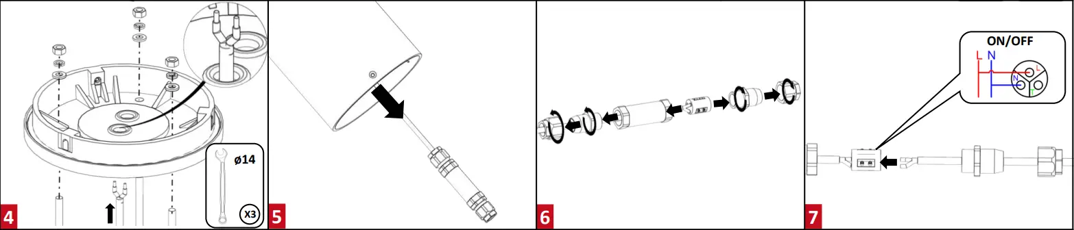 resistex-818129-Saline-LED-Bollard-Controlled-HF-Detection-FIG-2