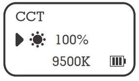 YONGNUO YN60RGB RGB Video LED Light - battery icon