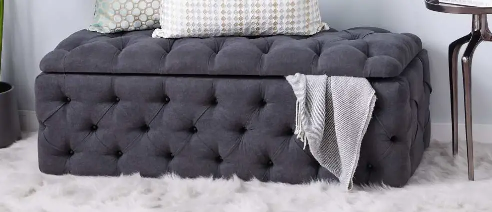 Urtr Hc9001 Dark Gray Storage End Of Bed Bench With Rolled Arm Upholstered Long Window Seat Instruction Manual Urtr Hc9001 Dark Gray Storage End Of Bed Bench With Rolled Arm Upholstered Long Window Seat Instruction Manual