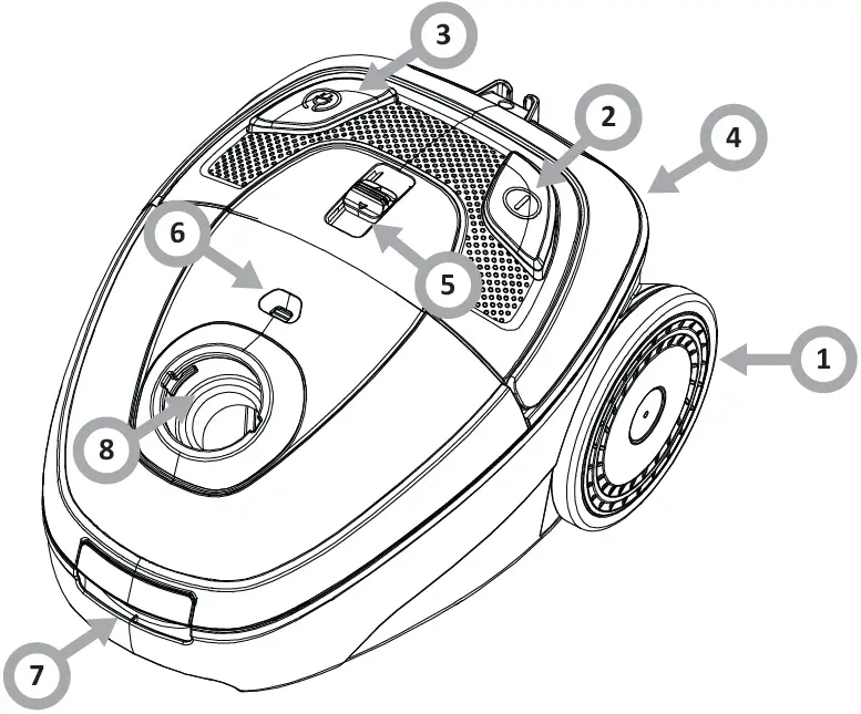 Amica VM 1055 Surazo Cordless Vacuum Cleaner 01