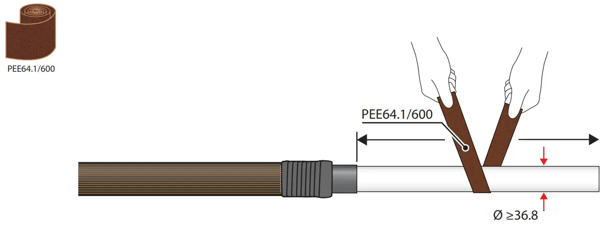 ENSTO COT1.2406L Cold Shrink Outdoor Term - Fig 11