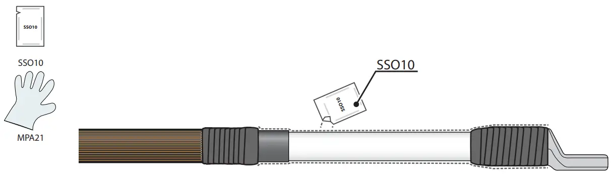 ENSTO COT1.2406L Cold Shrink Outdoor Term - Fig 17