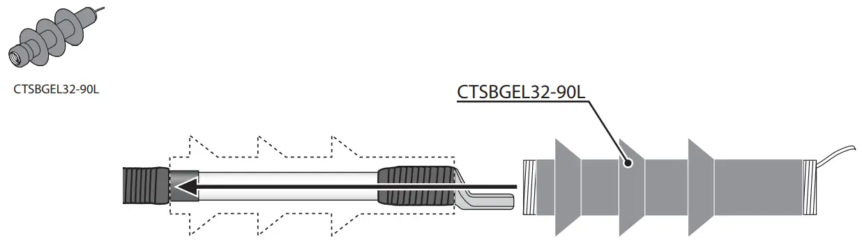 ENSTO COT1.2406L Cold Shrink Outdoor Term - Fig 18