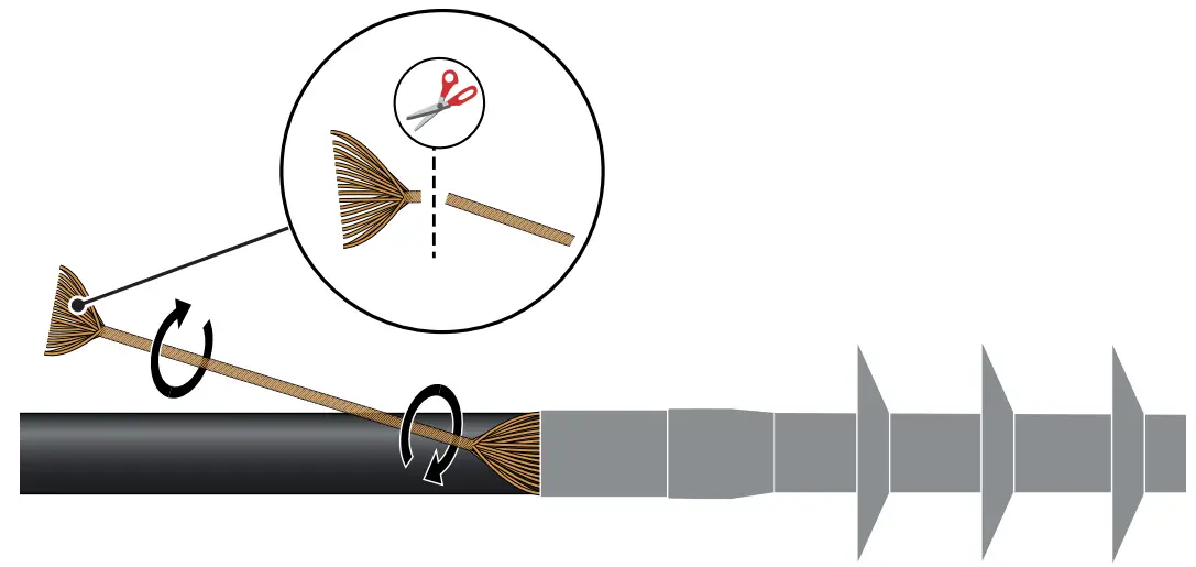 ENSTO COT1.2406L Cold Shrink Outdoor Term - Fig 24