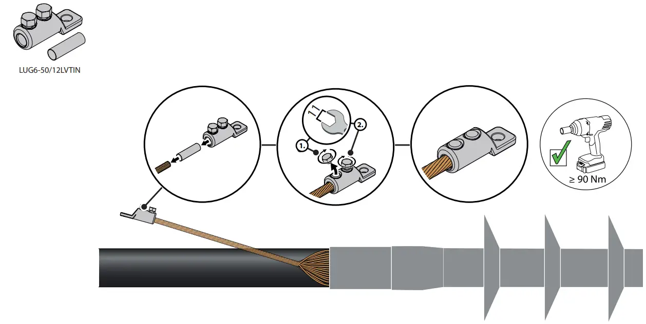 ENSTO COT1.2406L Cold Shrink Outdoor Term - Fig 25