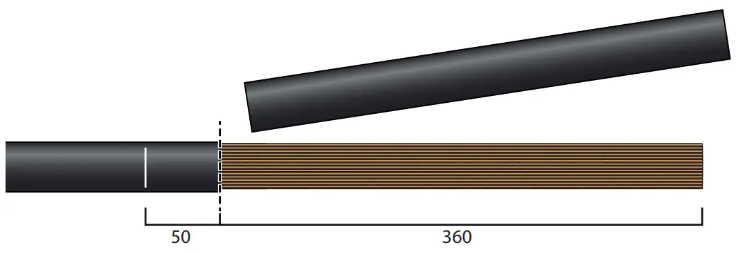 ENSTO COT1.2406L Cold Shrink Outdoor Term - Fig 3