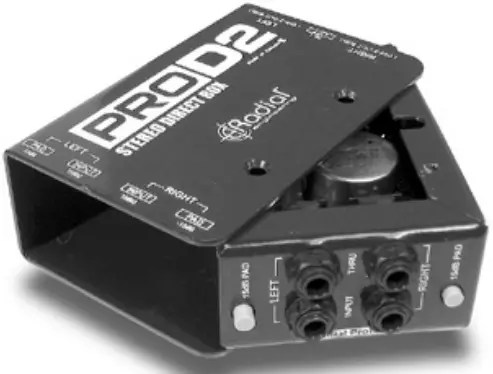 Radial engineering ProD2 Passive Stereo Direct Box - Figure 1