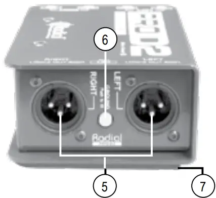 Radial engineering ProD2 Passive Stereo Direct Box - Figure 6