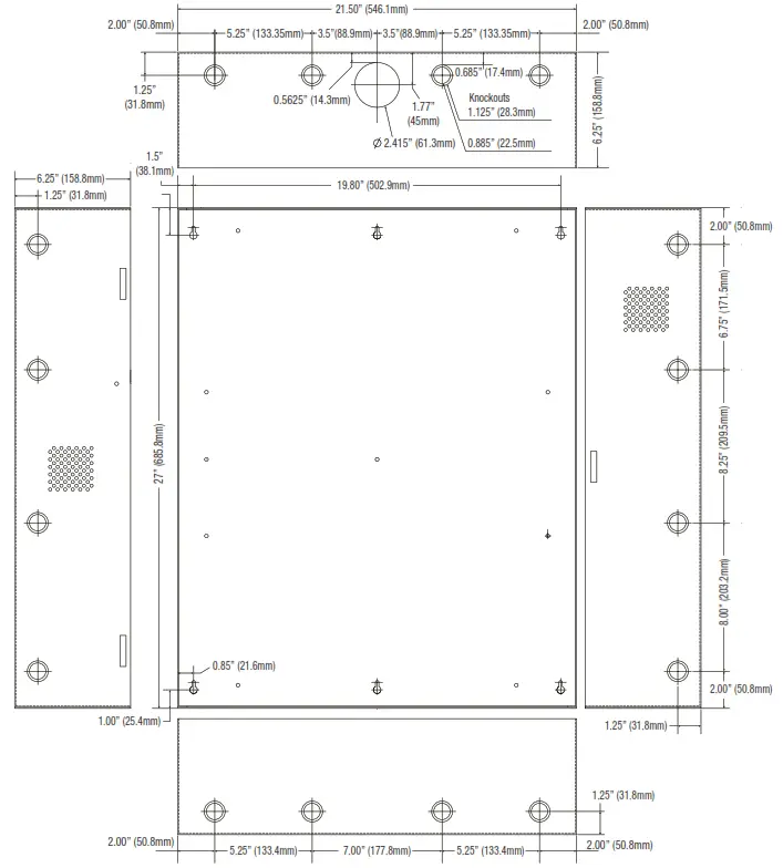 Altronix T2SK78D 8 Door Kit with PTC Outputs - Fig. 6