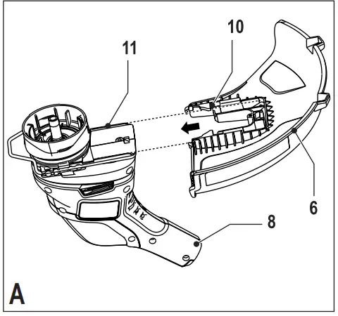 BLACK DECKER GLC1423L 14.4v Cordless Telescopic Grass Trimmer 230mm-fig3