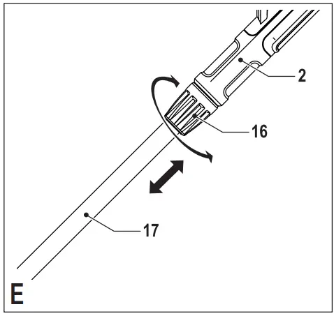 BLACK DECKER GLC1423L 14.4v Cordless Telescopic Grass Trimmer 230mm-fig7