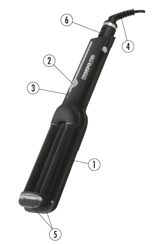 COSMOPOLITAN VRD928982387 Wave Curler fig 7