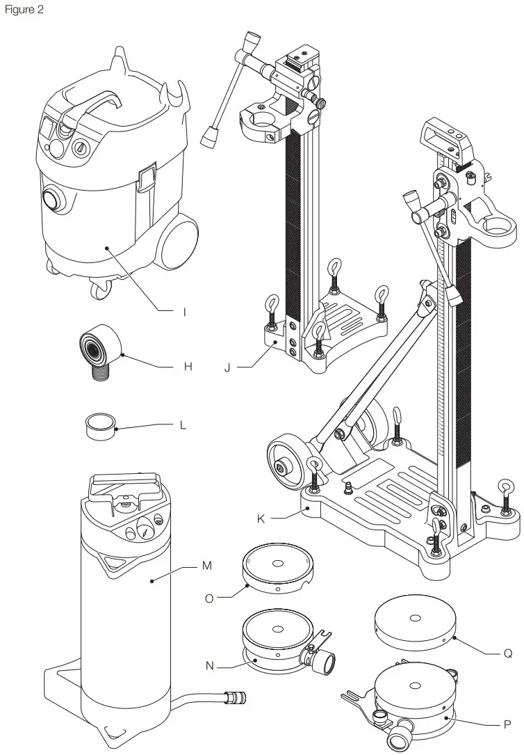 DEWALT D21580 Electric Diamond Drill - Figure 2