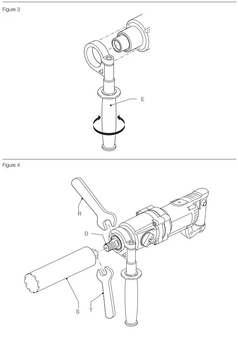 DEWALT D21580 Electric Diamond Drill - Figure 3