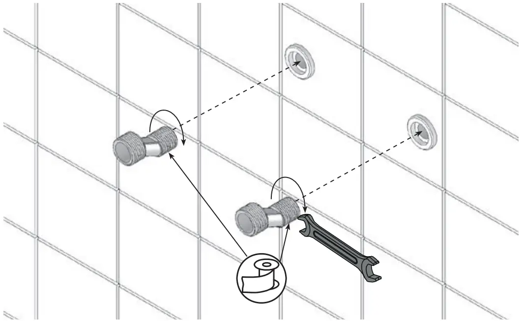 RAVAK Flat FL 022.00 Wall-mounted Bath Water Tap A04